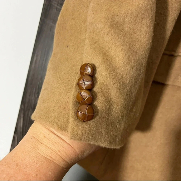 Vintage Tailors Row by Deansgate S&K Blazer Sport Coat Leather Buttons - Picture 16 of 16